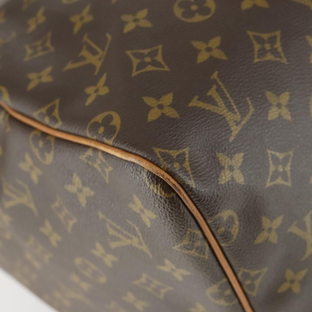 Louis Vuitton Keepall Bag Monogram Canvas Brown Canvas Travel Bag Bag (Pre-Owned)