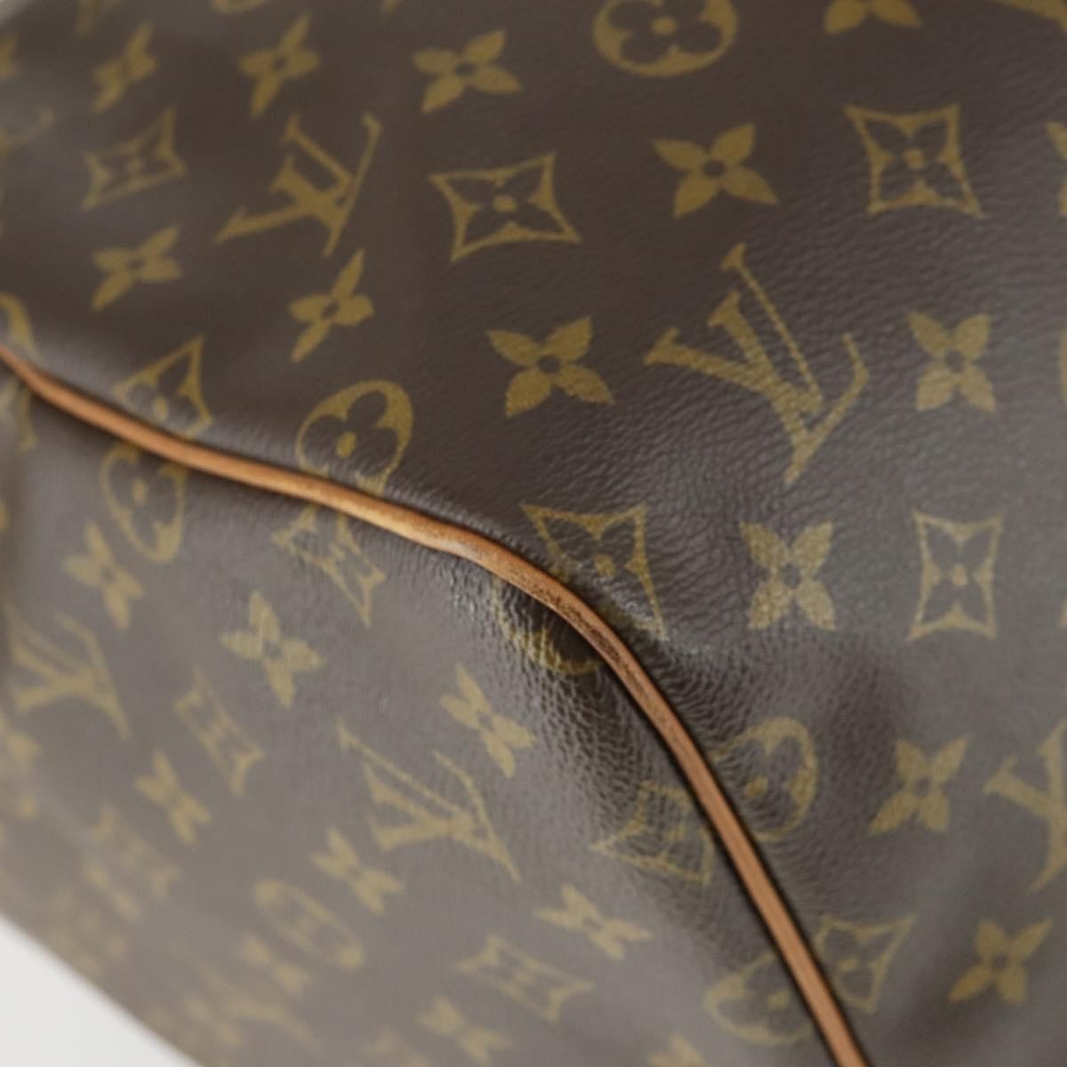 Louis Vuitton Keepall Bag Monogram Canvas Brown Canvas Travel Bag Bag (Pre-Owned)
