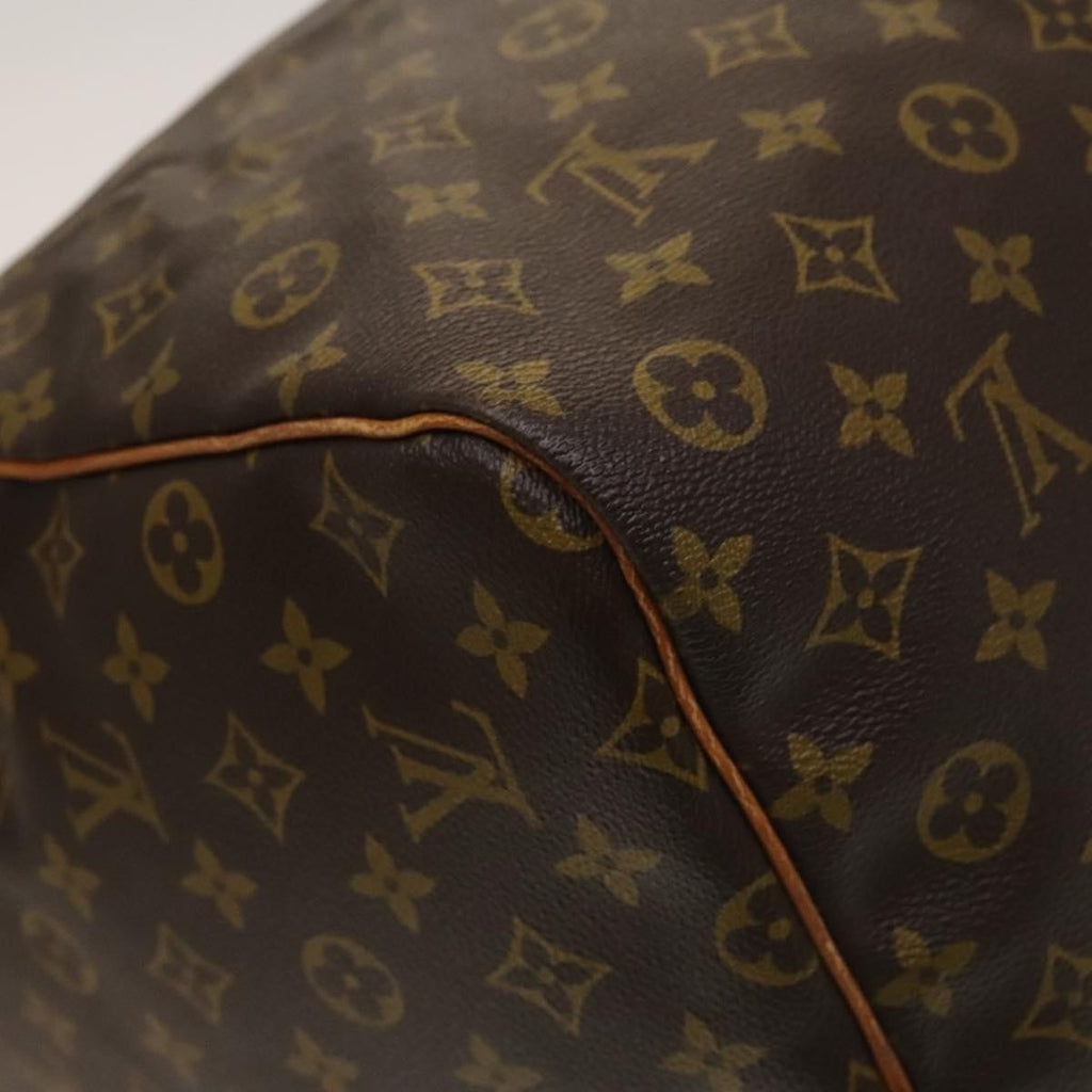 Louis Vuitton Keepall Bag Monogram Canvas Brown Canvas Travel Bag Bag (Pre-Owned)