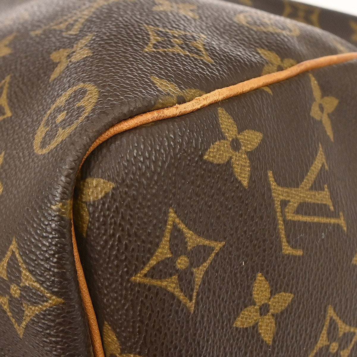 Louis Vuitton Keepall Bag Monogram Canvas Brown Canvas Travel Bag Bag (Pre-Owned)