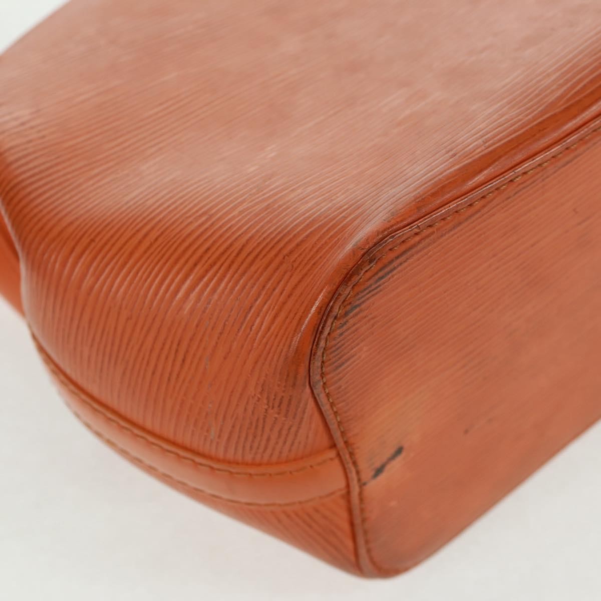 Louis Vuitton Mandara Handbag Epi Leather Orange Leather Shoulder Bag Bag (Pre-Owned)
