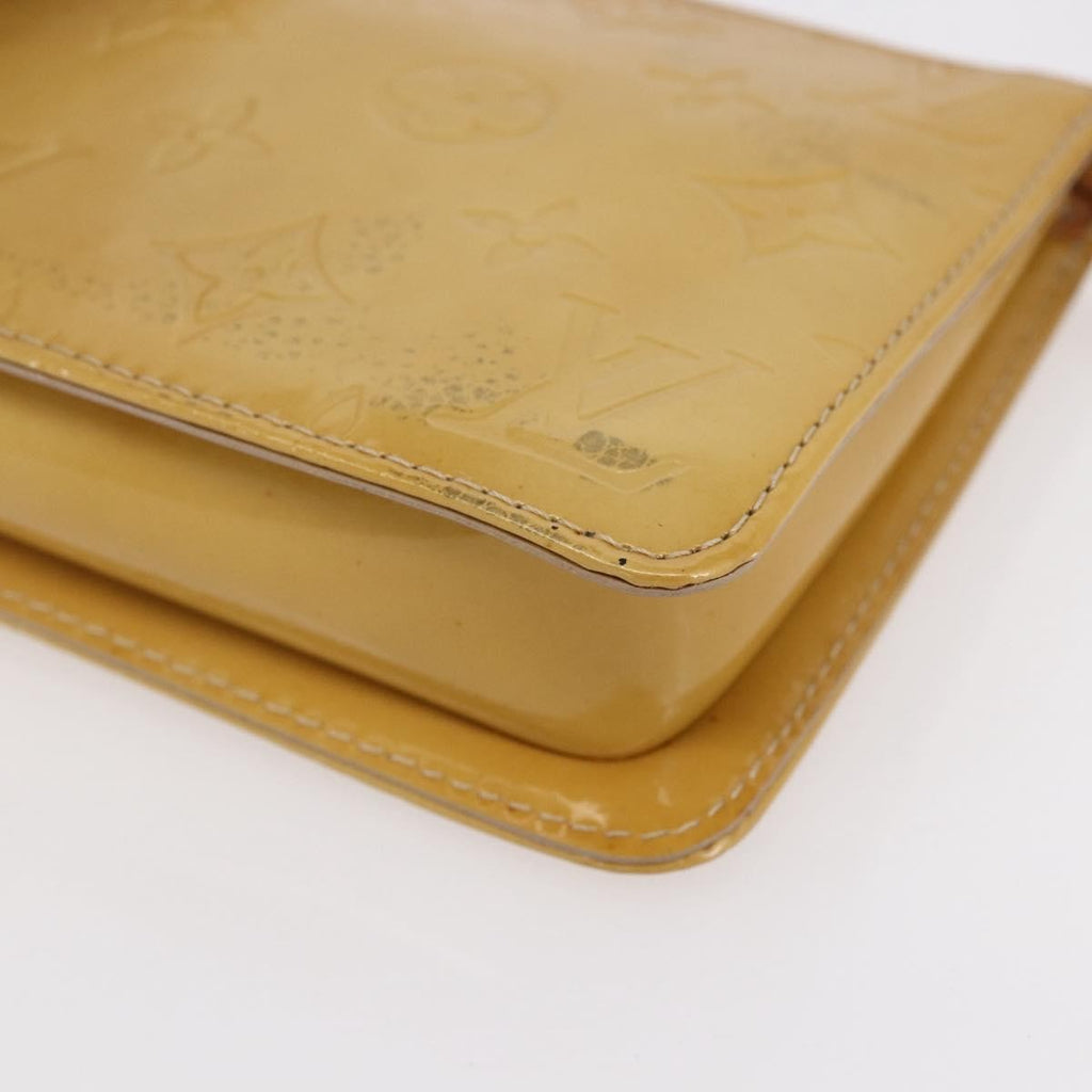 Louis Vuitton Lexington Pochette Monogram Vernis Beige Patent_Leather Clutche & Pouche Bag (Pre-Owned)