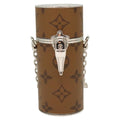 Louis Vuitton Lipstick Case On Chain Reverse Monogram Canvas Brown Canvas Clutche & Pouche Bag (Pre-Owned)