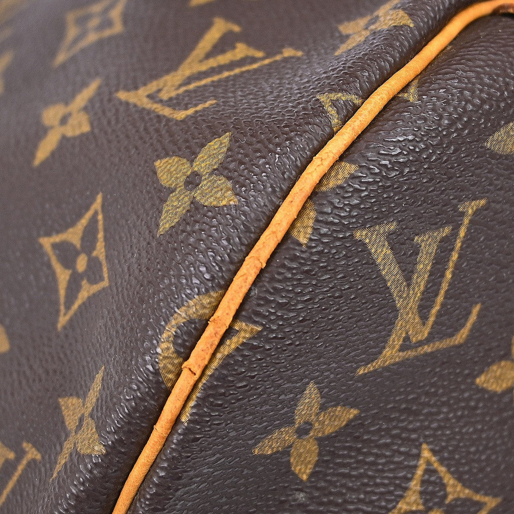 Louis Vuitton Keepall Bag Monogram Canvas Brown Canvas Travel Bag Bag (Pre-Owned)