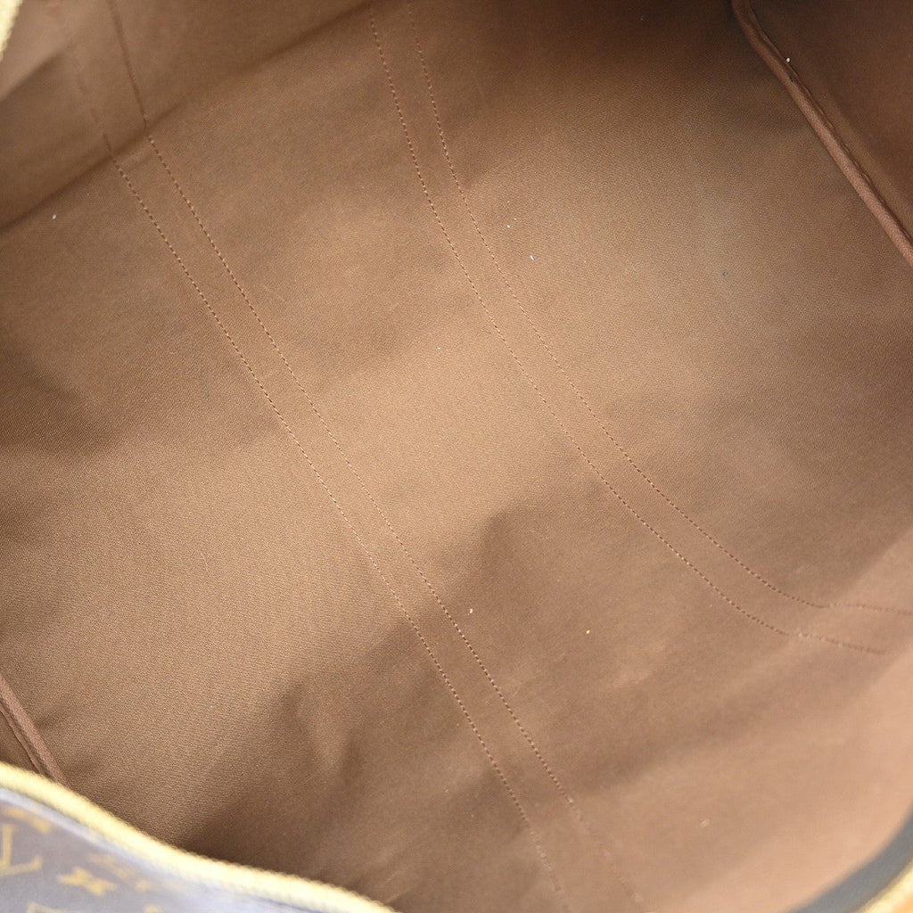 Louis Vuitton Keepall Bag Monogram Canvas Brown Canvas Travel Bag Bag (Pre-Owned)