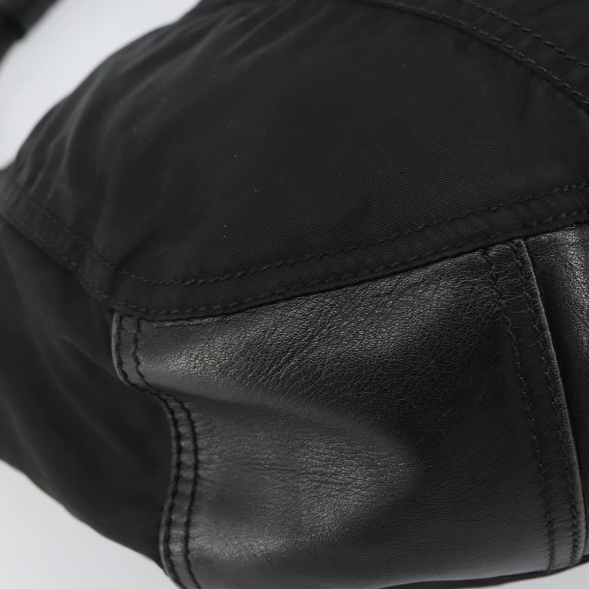 Prada Vintage Shoulder Bag Tessuto Black Nylon Shoulder Bag Bag (Pre-Owned)