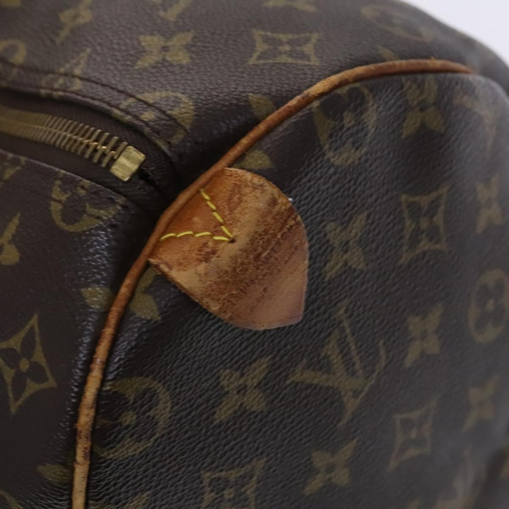 Louis Vuitton Keepall Bag Monogram Canvas Brown Canvas Travel Bag Bag (Pre-Owned)