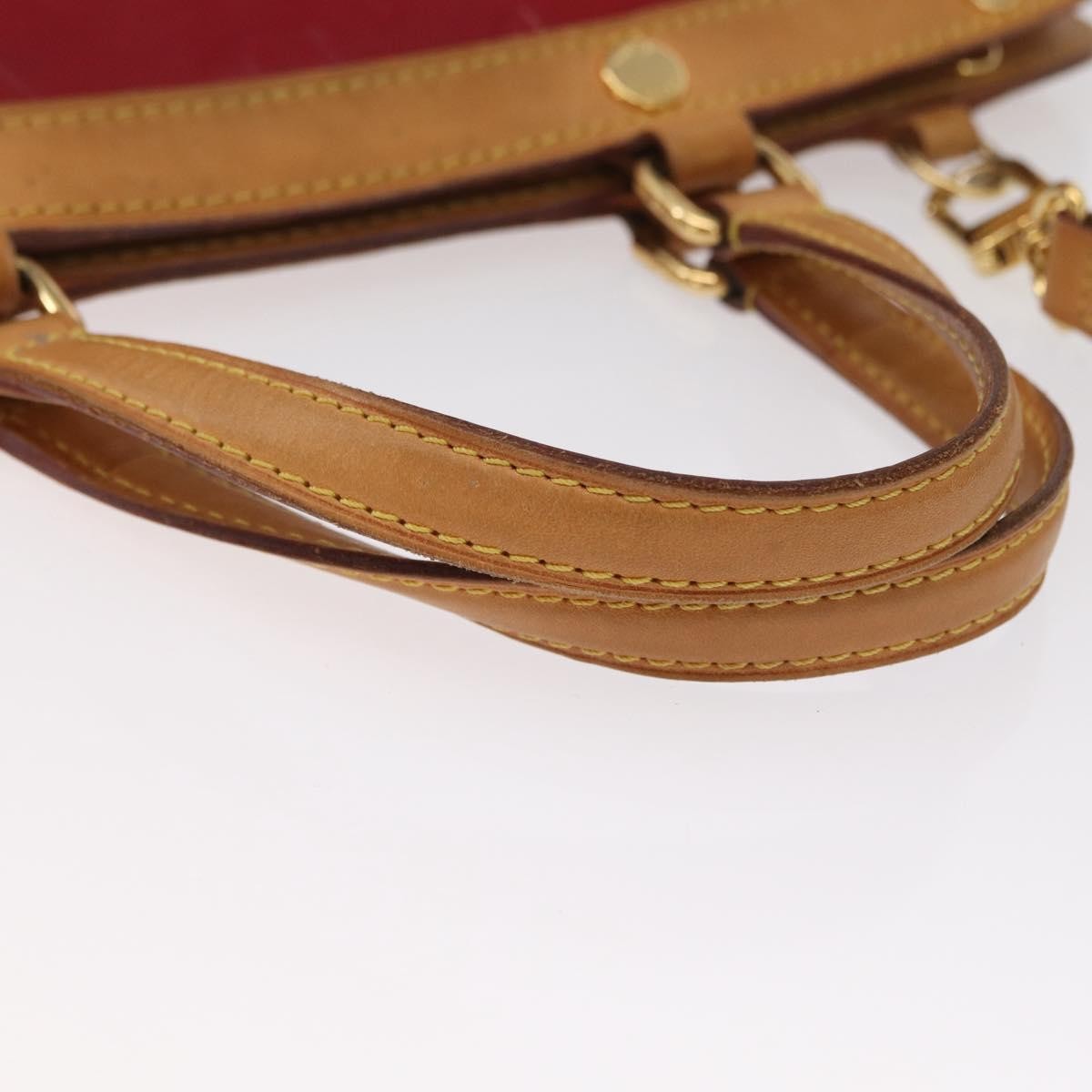 Louis Vuitton Brea Handbag Monogram Vernis Red Patent_Leather Handbag (Pre-Owned)