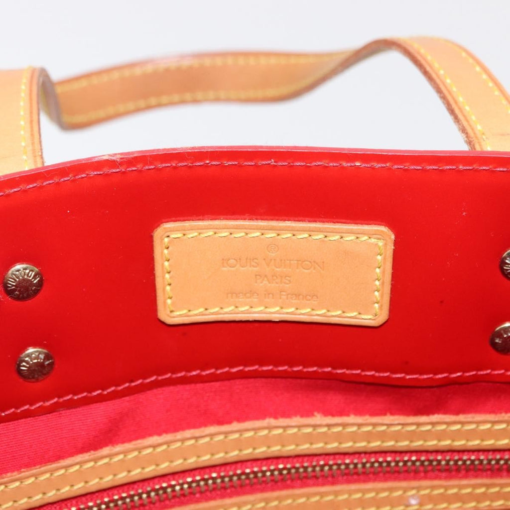 Louis Vuitton Reade Handbag Monogram Vernis Red Patent_Leather Handbag (Pre-Owned)