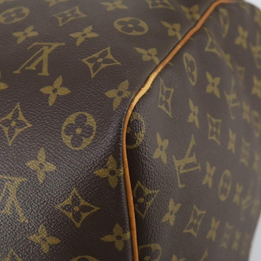 Louis Vuitton Keepall Bag Monogram Canvas Brown Canvas Travel Bag Bag (Pre-Owned)