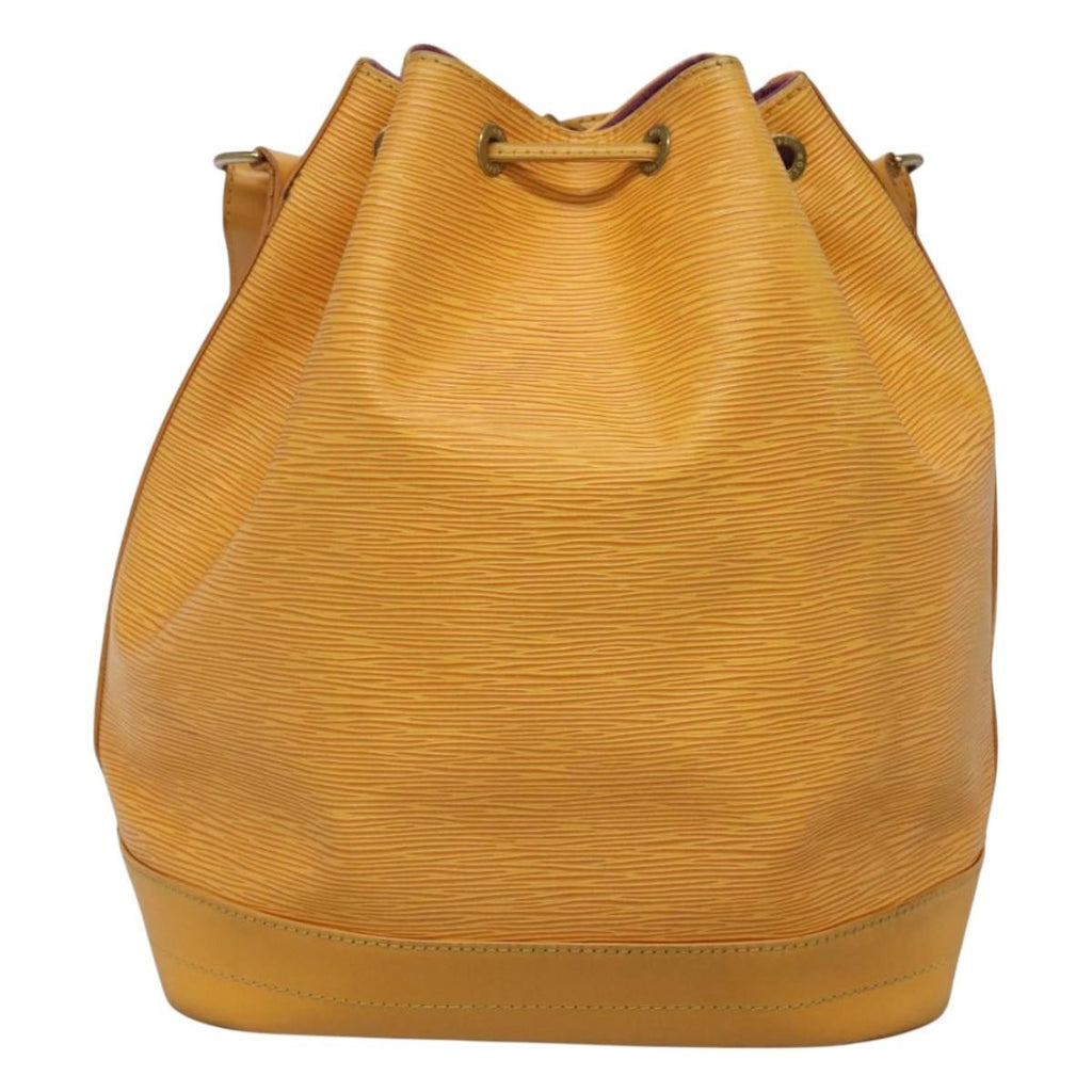 Louis Vuitton Noe Handbag Epi Leather Yellow Leather Shoulder Bag Bag (Pre-Owned)