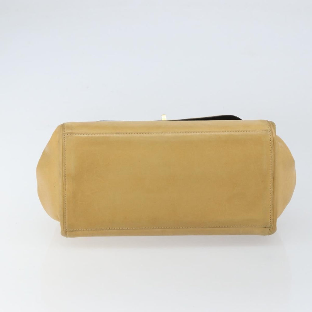 Chanel Chocolate Bar Accordion Reissue Flap Bag Quilted Lambskin Beige Leather Shoulder Bag Bag (Pre-Owned)