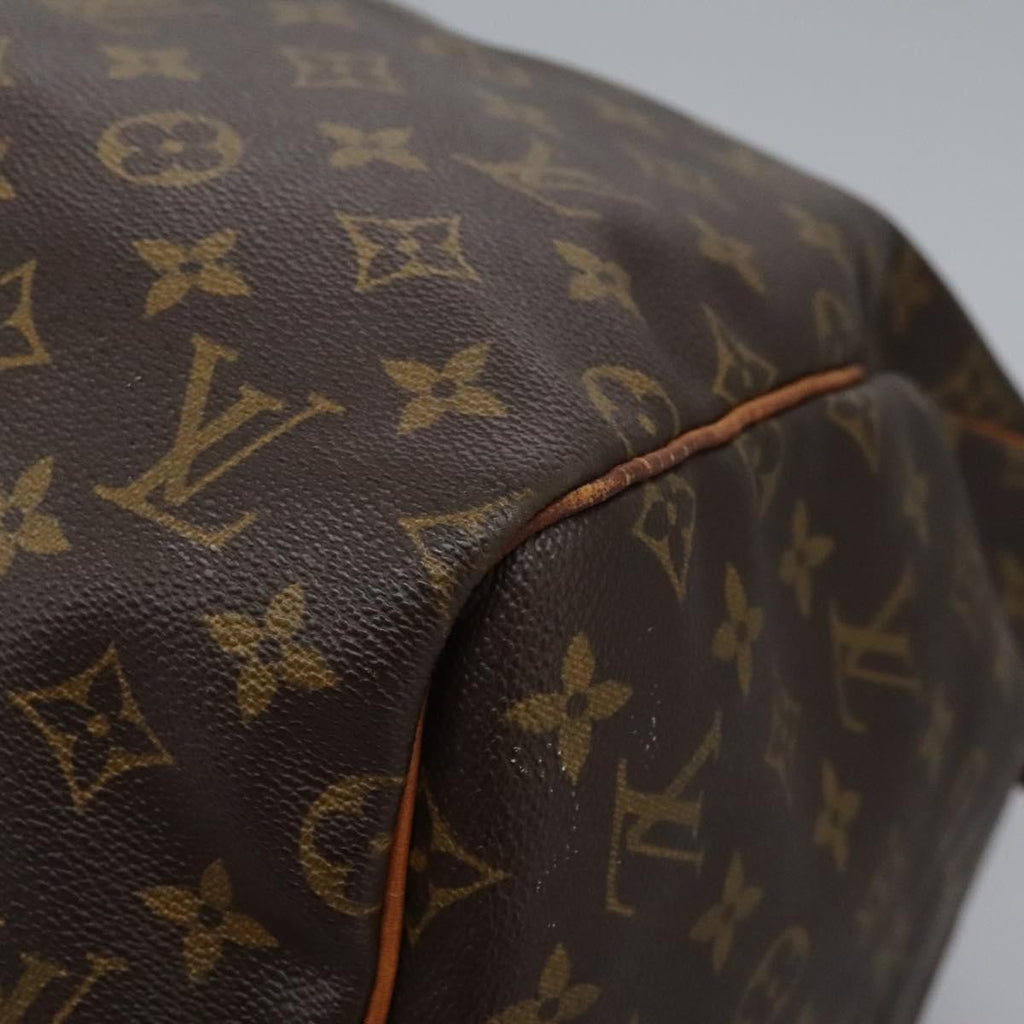 Louis Vuitton Keepall Bag Monogram Canvas Brown Canvas Travel Bag Bag (Pre-Owned)