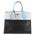 Louis Vuitton City Steamer Handbag Leather Black Leather Handbag (Pre-Owned)