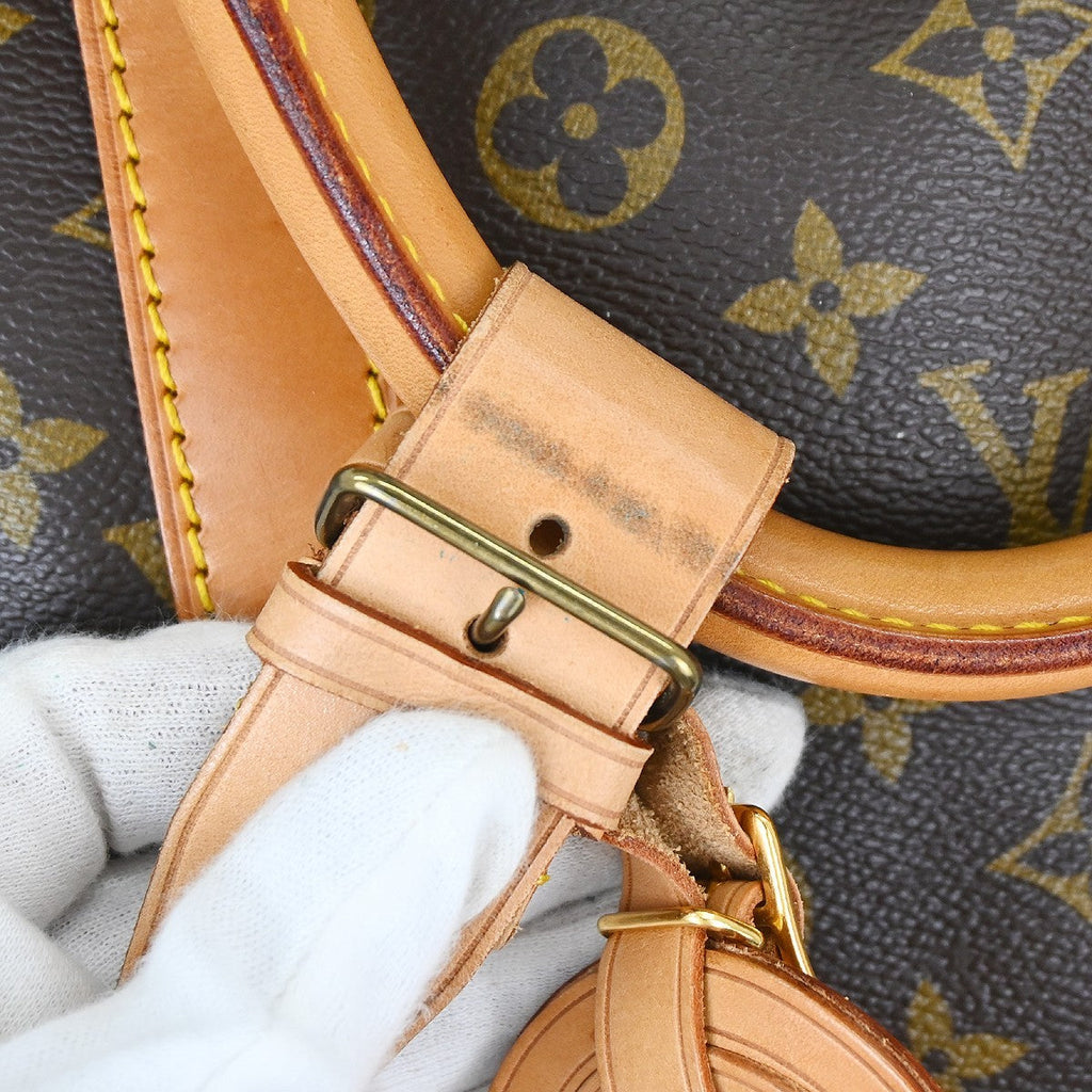 Louis Vuitton Keepall Bag Monogram Canvas Brown Canvas Travel Bag Bag (Pre-Owned)