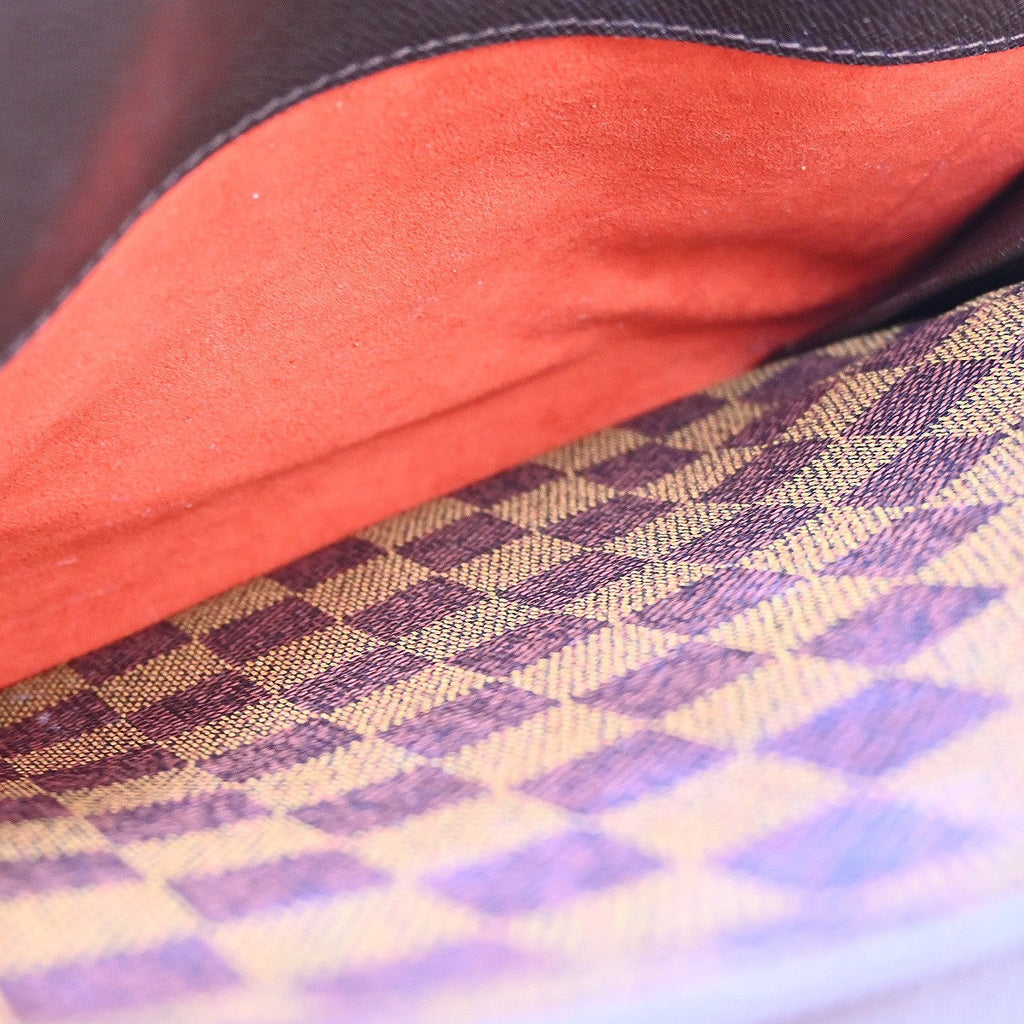 Louis Vuitton Triana Bag Damier Brown Canvas Handbag (Pre-Owned)