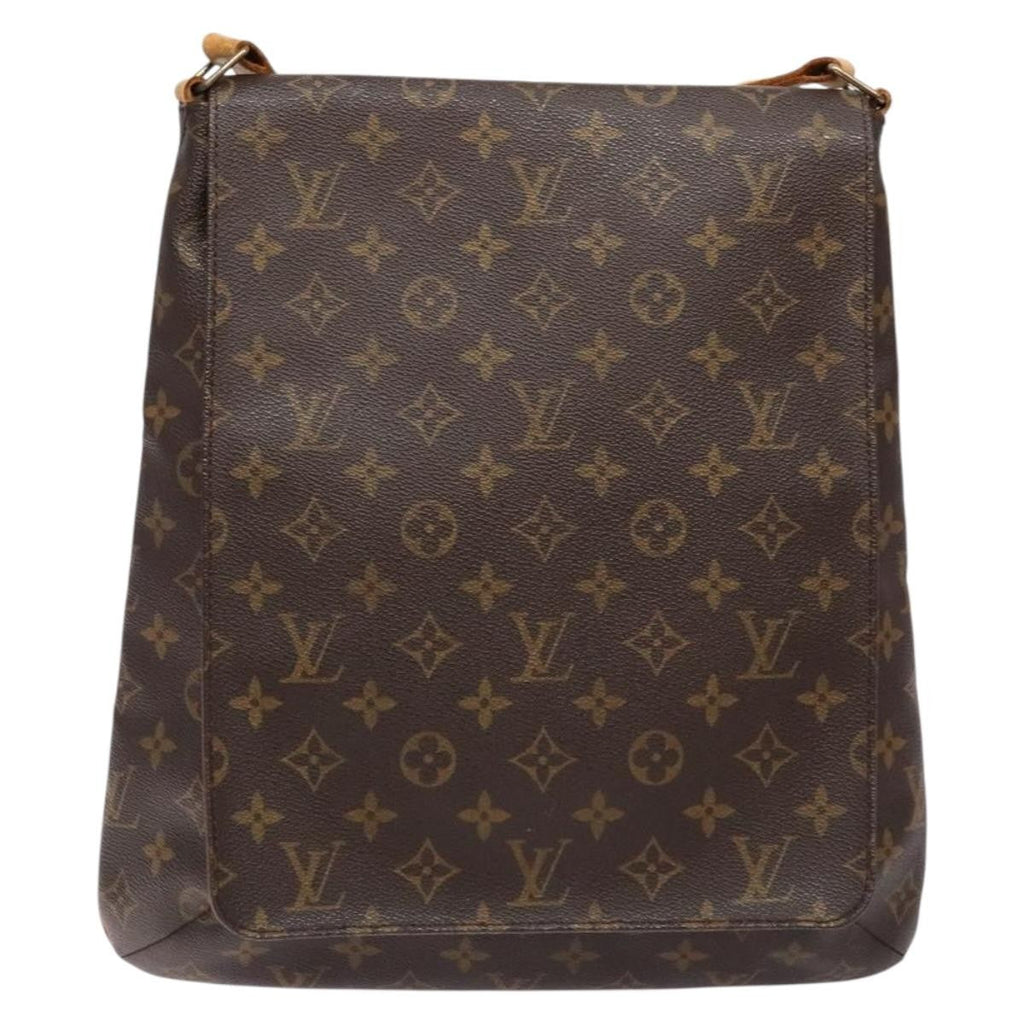 Louis Vuitton Musette Salsa Handbag Monogram Canvas Brown Canvas Bag (Pre-Owned)