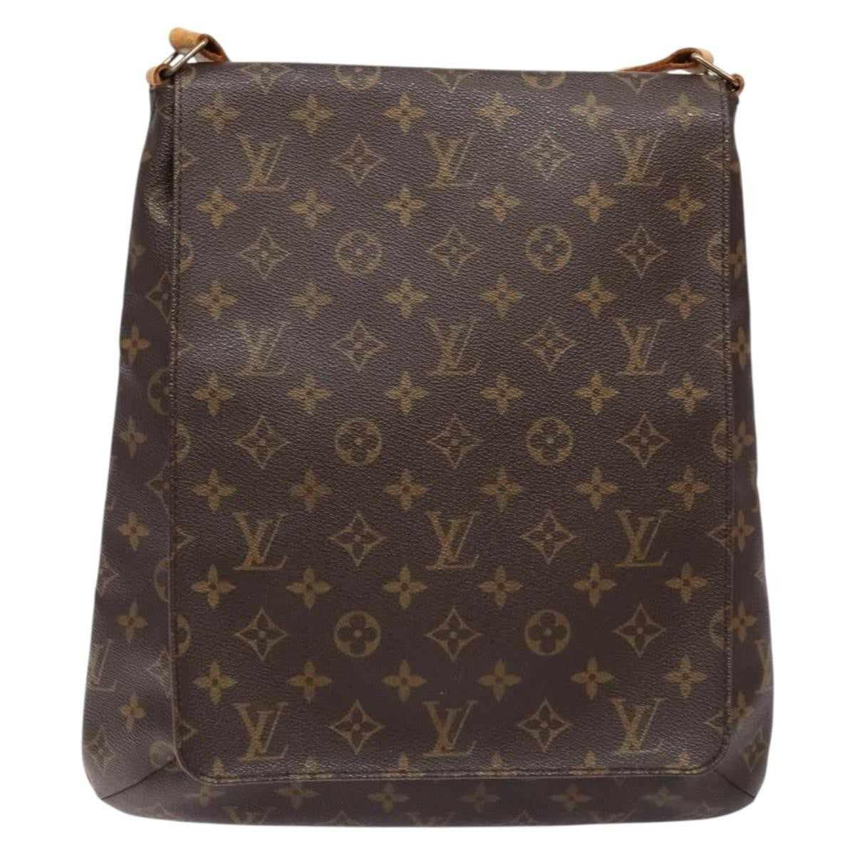 Louis Vuitton Musette Salsa Handbag Monogram Canvas Brown Canvas Bag (Pre-Owned)