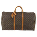 Louis Vuitton Keepall Bag Monogram Canvas Brown Canvas Travel Bag Bag (Pre-Owned)