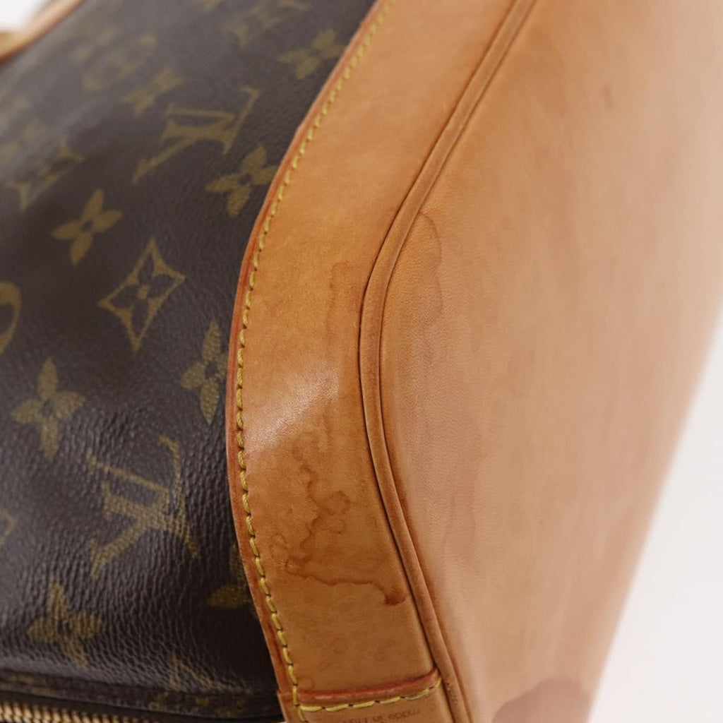 Louis Vuitton Alma Handbag Monogram Canvas Brown Canvas Handbag (Pre-Owned)