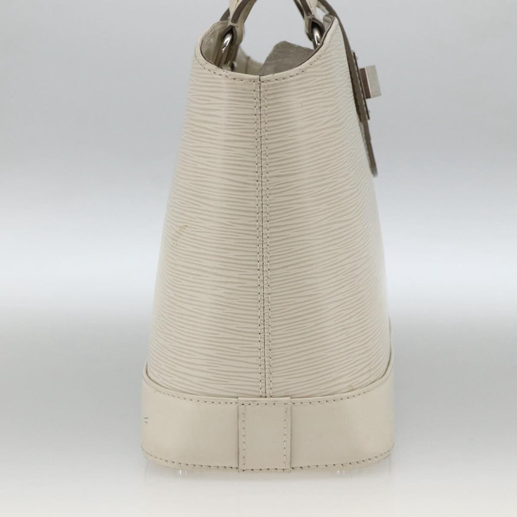 Louis Vuitton Mirabeau Handbag Epi Leather Ecru Leather Handbag (Pre-Owned)