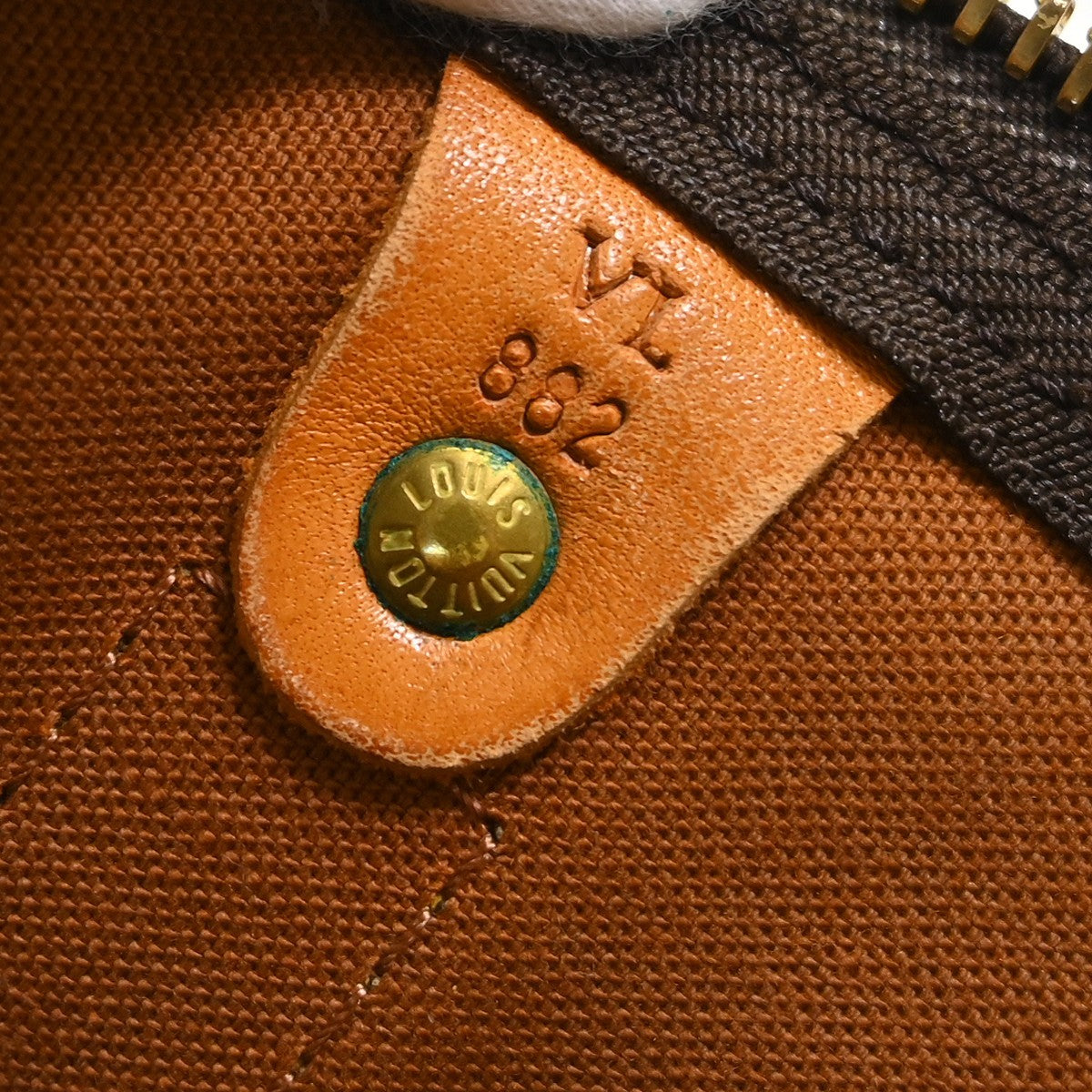 Louis Vuitton Keepall Bag Monogram Canvas Brown Canvas Travel Bag Bag (Pre-Owned)