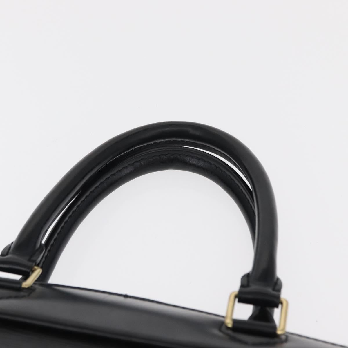 Louis Vuitton Riviera Handbag Epi Leather Black Leather Handbag (Pre-Owned)