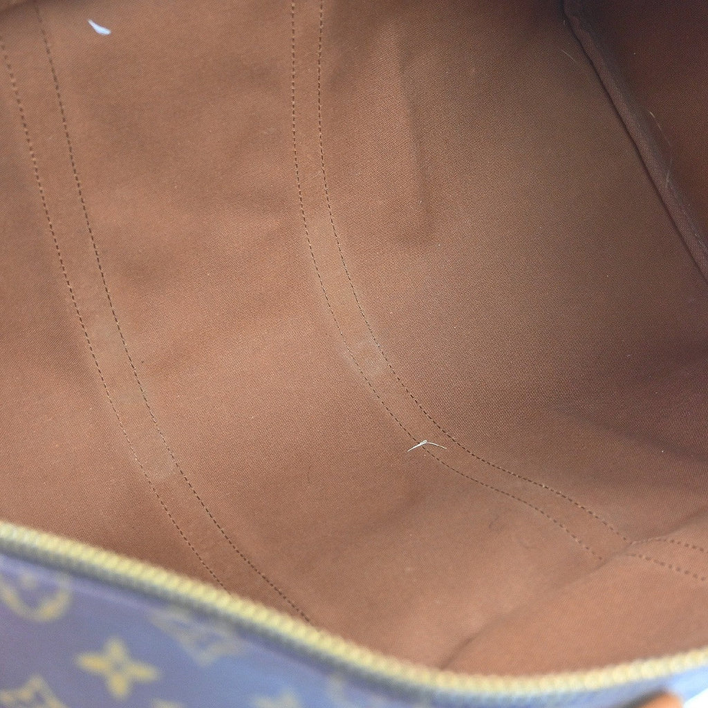 Louis Vuitton Keepall Bag Monogram Canvas Brown Canvas Travel Bag Bag (Pre-Owned)