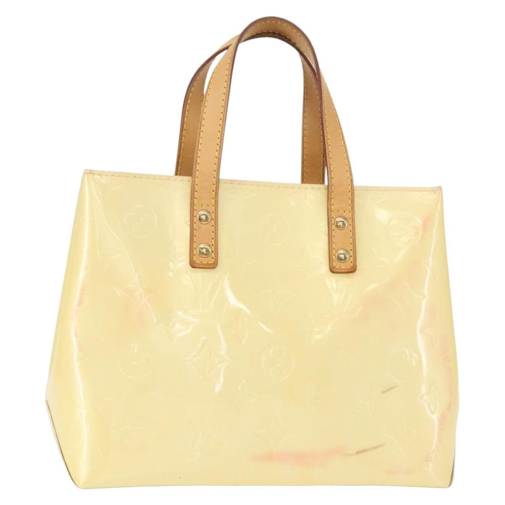 Louis Vuitton Reade Handbag Monogram Vernis Beige Patent_Leather Tote Bag Bag (Pre-Owned)