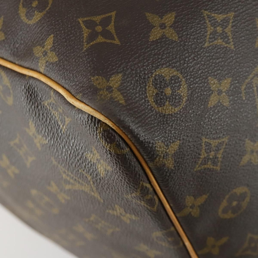 Louis Vuitton Keepall Bag Monogram Canvas Brown Canvas Travel Bag Bag (Pre-Owned)