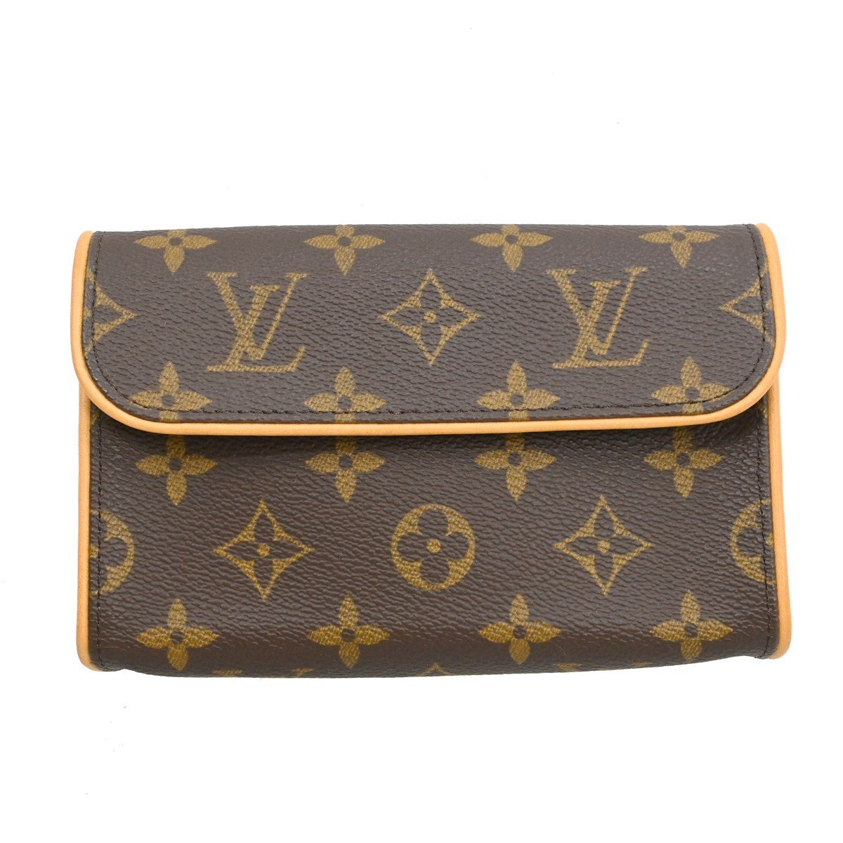 Louis Vuitton Florentine Pochette Monogram Canvas Brown Canvas Clutche & Pouche Bag (Pre-Owned)