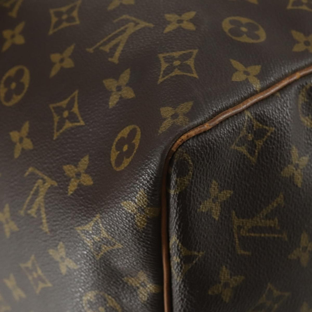 Louis Vuitton Keepall Bag Monogram Canvas Brown Canvas Travel Bag Bag (Pre-Owned)