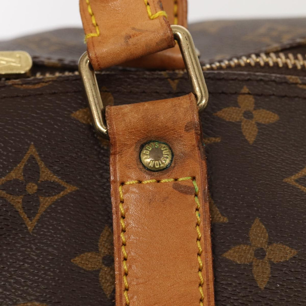 Louis Vuitton Keepall Bag Monogram Canvas Brown Canvas Travel Bag Bag (Pre-Owned)
