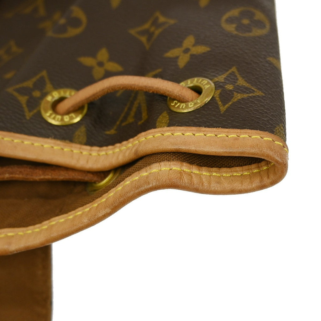 Louis Vuitton Montsouris Backpack Monogram Canvas Brown Canvas Backpack Bag (Pre-Owned)