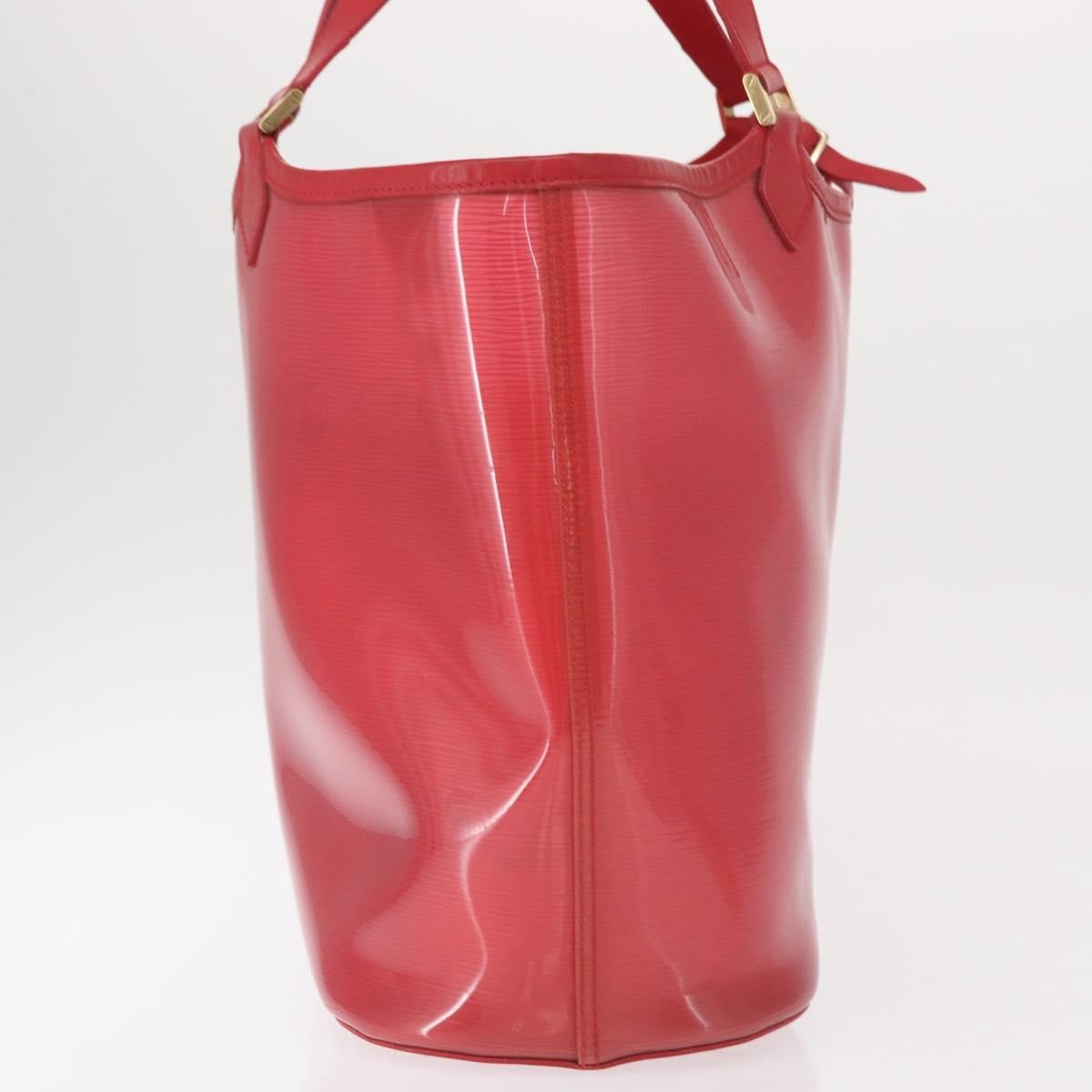 Louis Vuitton Plage Lagoon Bay Handbag Vinyl Epi Leather Red Plastic Tote Bag Bag (Pre-Owned)