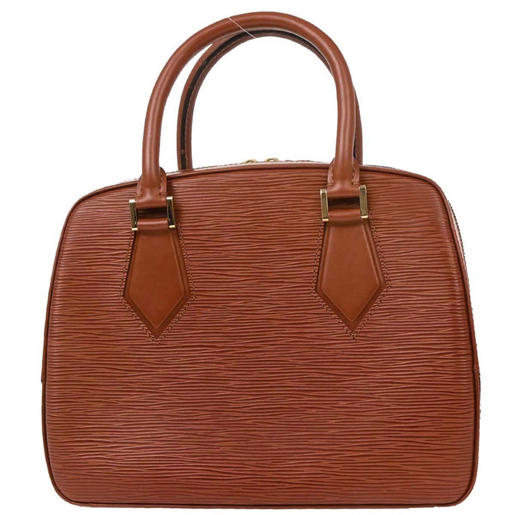 Louis Vuitton Sablons Handbag Epi Leather Brown Leather Handbag (Pre-Owned)
