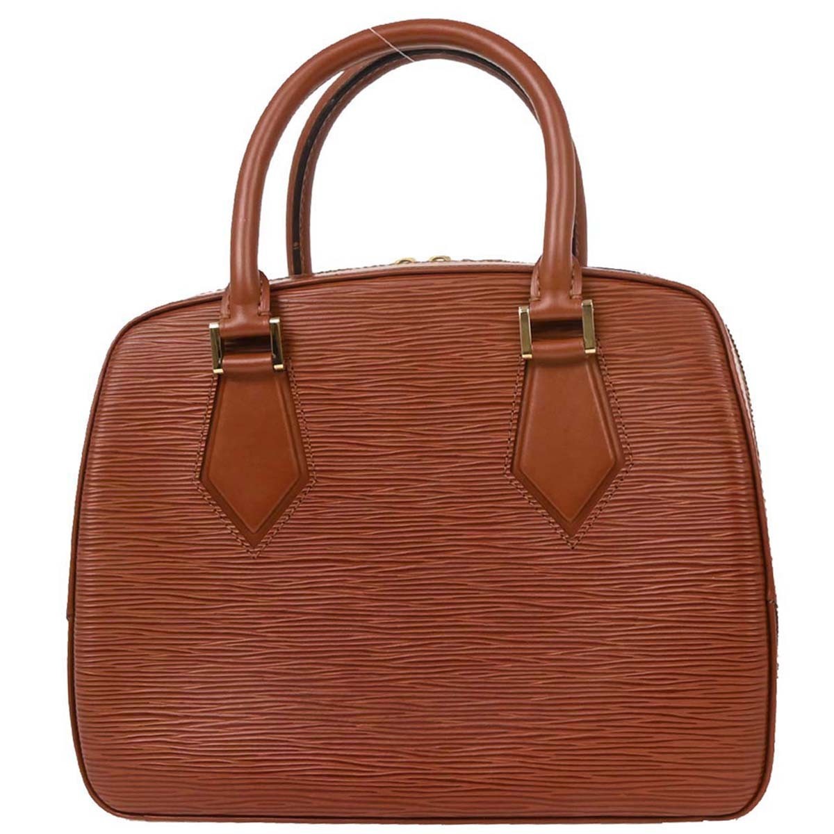 Louis Vuitton Sablons Handbag Epi Leather Brown Leather Handbag (Pre-Owned)