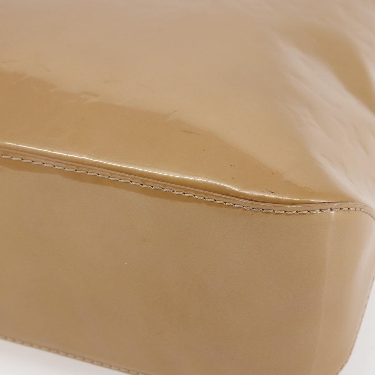 Louis Vuitton Brentwood Handbag Monogram Vernis Brown Patent_Leather Bag (Pre-Owned)