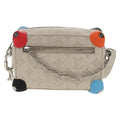 Louis Vuitton Soft Trunk Bag Monogram Taurillon Leather Gray Canvas Shoulder Bag Bag (Pre-Owned)
