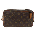 Louis Vuitton Pochette Marly Bandouliere Bag Monogram Canvas Brown Canvas Shoulder Bag Bag (Pre-Owned)