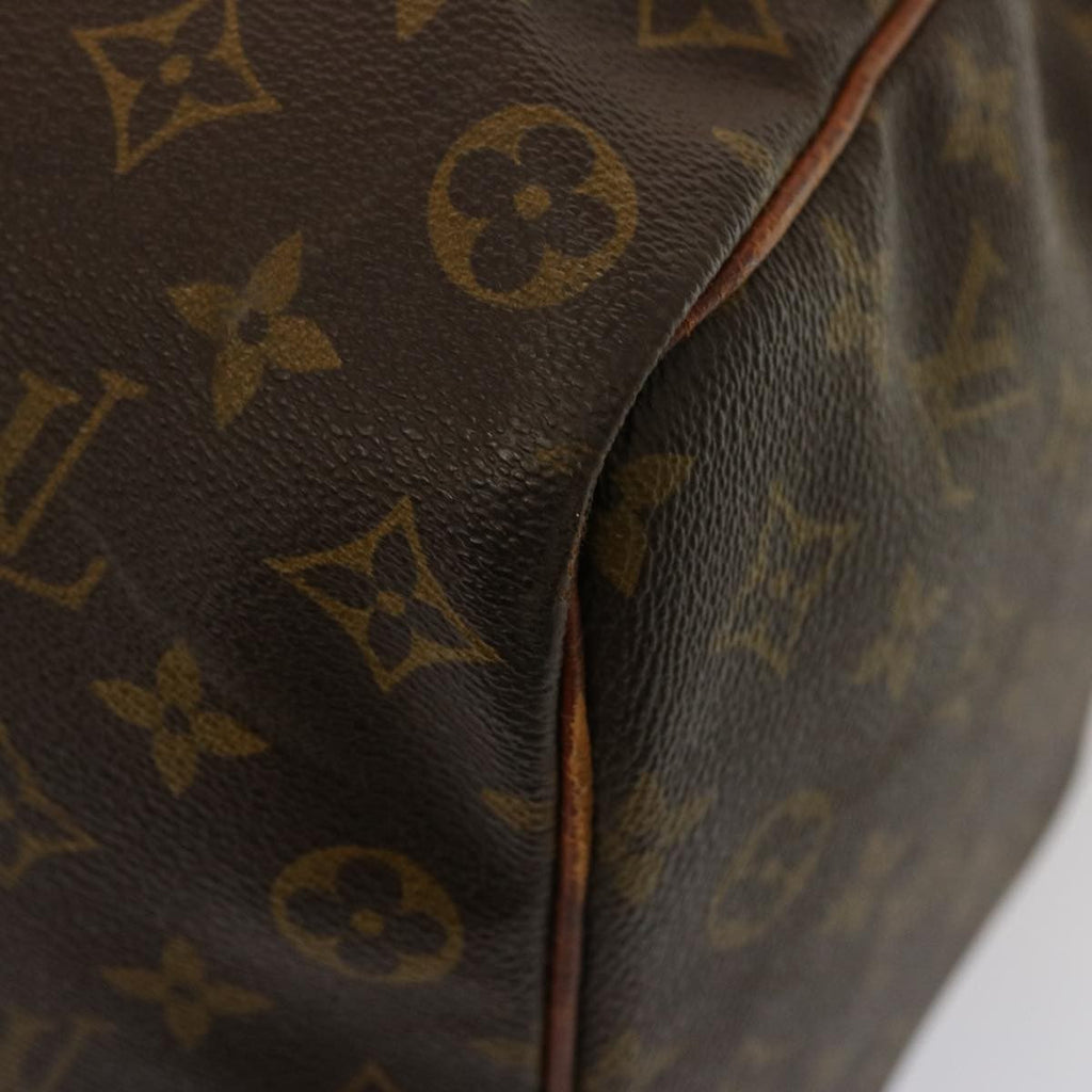 Louis Vuitton Keepall Bag Monogram Canvas Brown Canvas Travel Bag Bag (Pre-Owned)