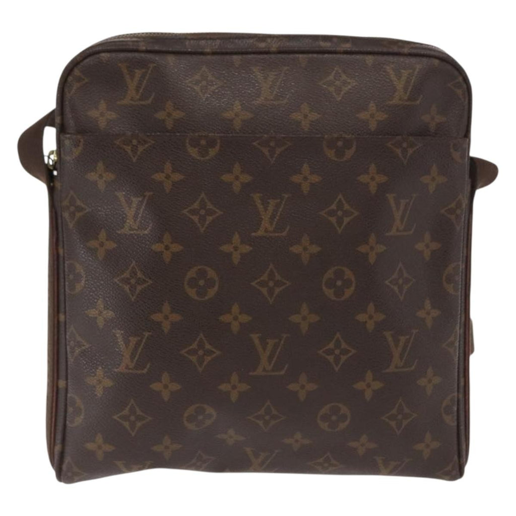 Louis Vuitton Trotteur Beaubourg Handbag Monogram Canvas Brown Canvas Shoulder Bag Bag (Pre-Owned)