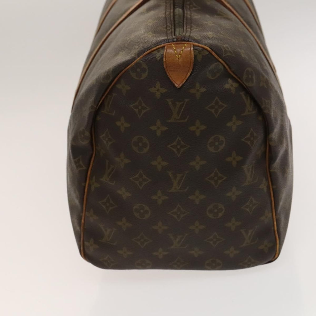 Louis Vuitton Keepall Bag Monogram Canvas Brown Canvas Travel Bag Bag (Pre-Owned)