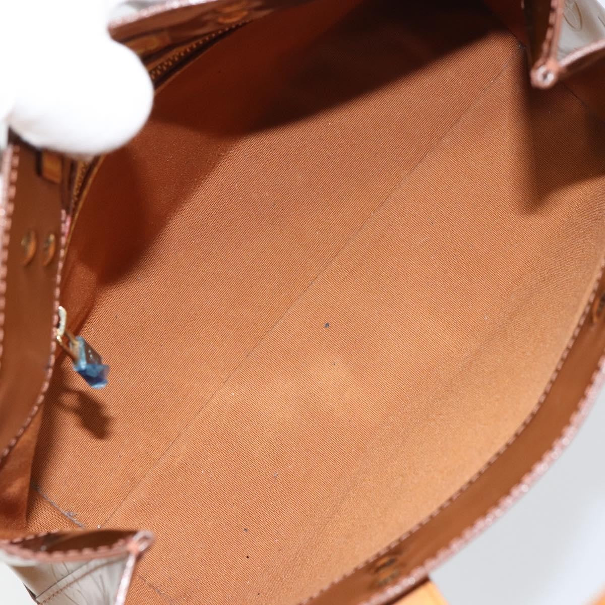 Louis Vuitton Reade Handbag Monogram Vernis Brown Patent_Leather Tote Bag Bag (Pre-Owned)