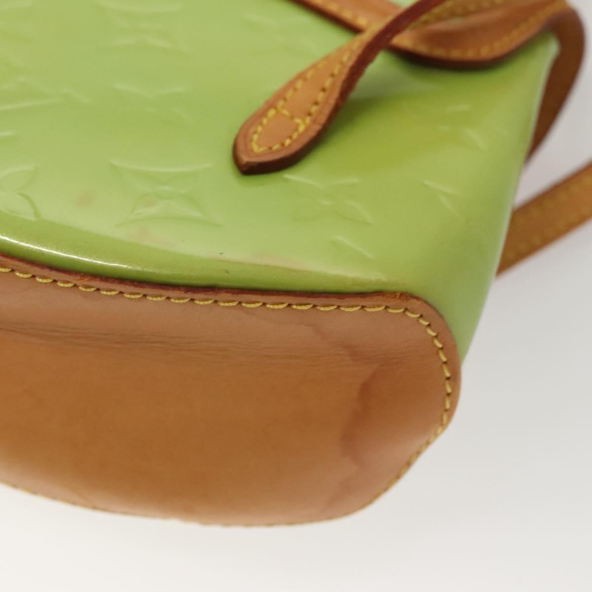Louis Vuitton Biscayne Bay Handbag Monogram Vernis Green Patent_Leather Shoulder Bag Bag (Pre-Owned)
