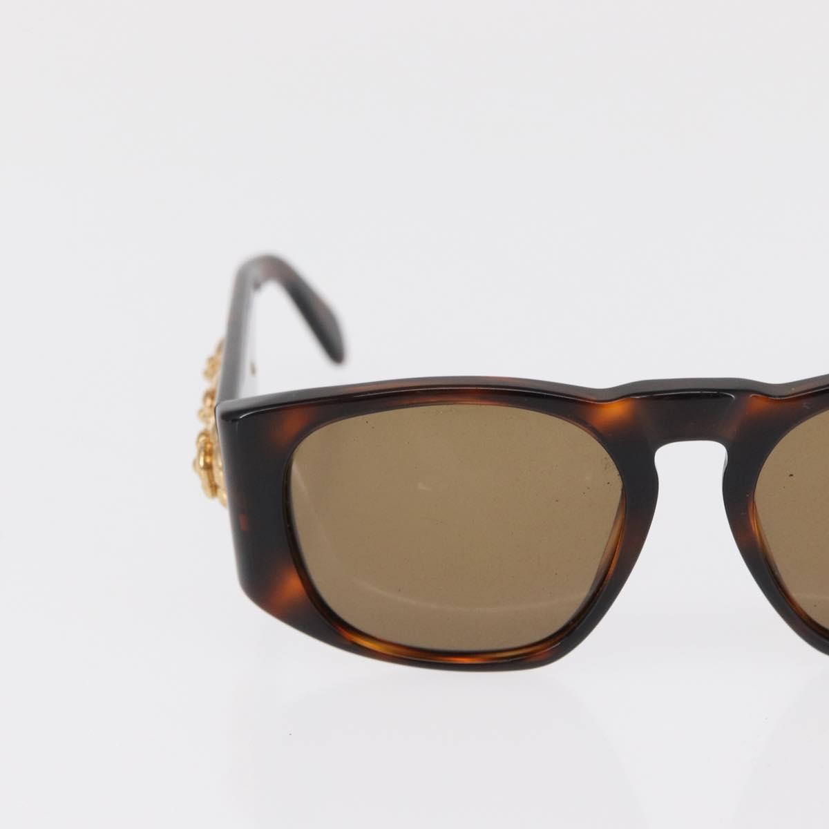 Chanel Camélia Sunglasses Plastic Brown Plastic Sunglasse Accessory (Pre-Owned)