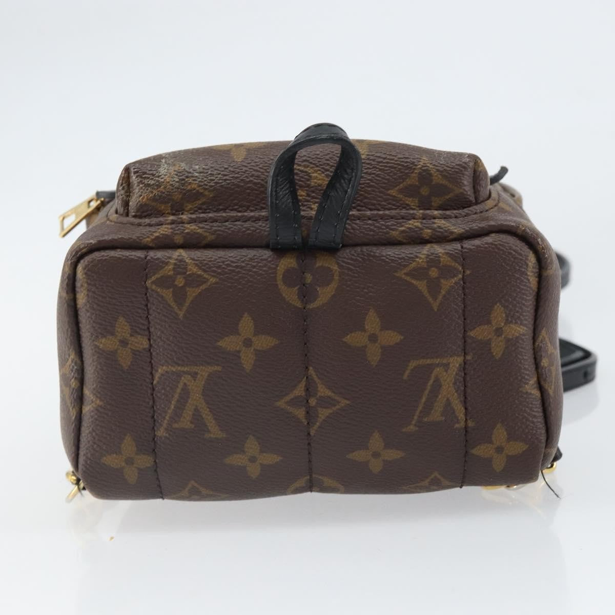 Louis Vuitton Palm Springs Backpack Monogram Canvas Brown Canvas Backpack Bag (Pre-Owned)