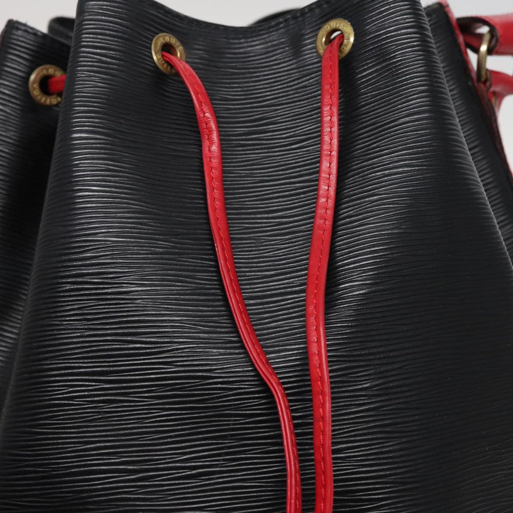 Louis Vuitton Bicolor Noe Handbag Epi Leather Black Leather Shoulder Bag Bag (Pre-Owned)