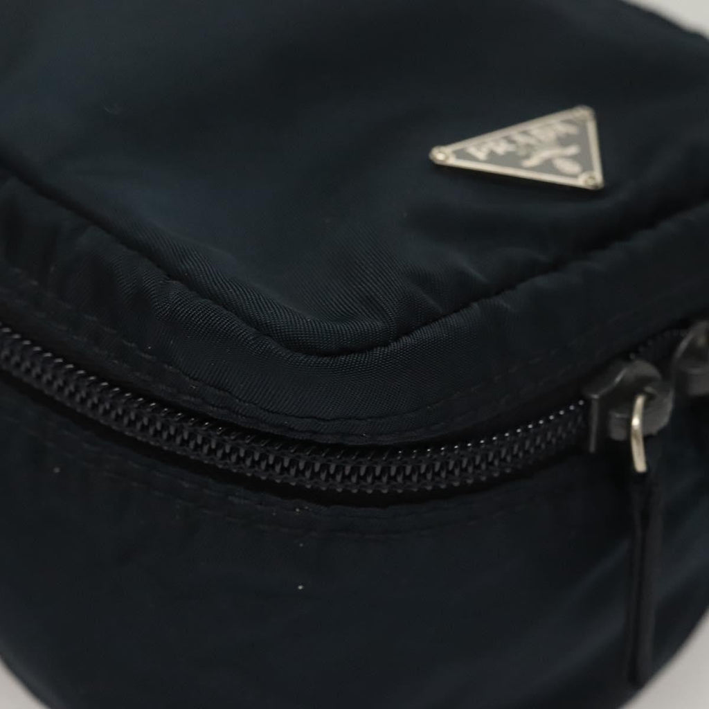 Prada Zip Around Toiletry Bag Tessuto Navy Nylon Clutche & Pouche Bag (Pre-Owned)