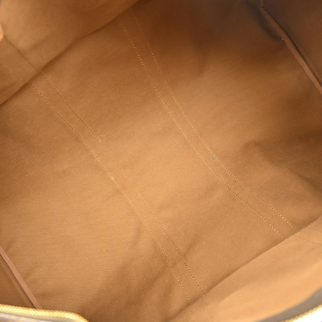 Louis Vuitton Keepall Bag Monogram Canvas Brown Canvas Travel Bag Bag (Pre-Owned)
